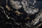 BLACK TITANIUM LEATHER 3CM LOT 3L442156CL 131X80